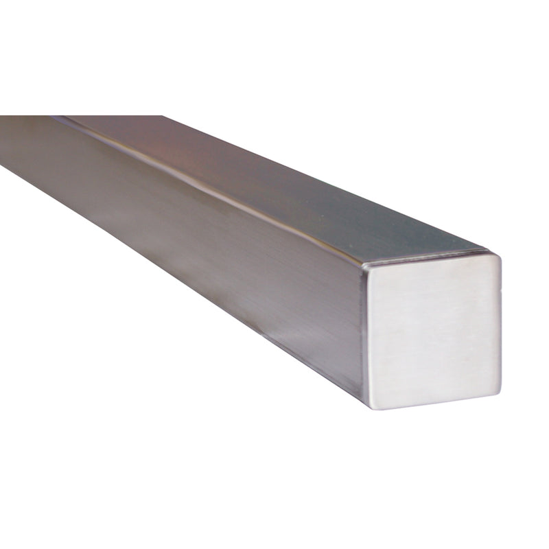 Square stainless steel handrail