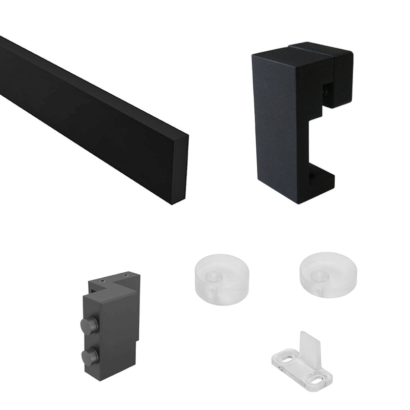 Wall mounted track & hardware - Square